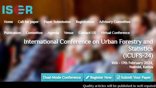 International Conference on Urban Forestry and Statistics (ICUFS)